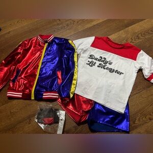 COPY - COPY - COPY - kids Harley Quinn clothes set for age 5-6 years old